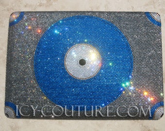 Evil Eye Protection Symbol Bling Laptop Cover Swarovski Crystals