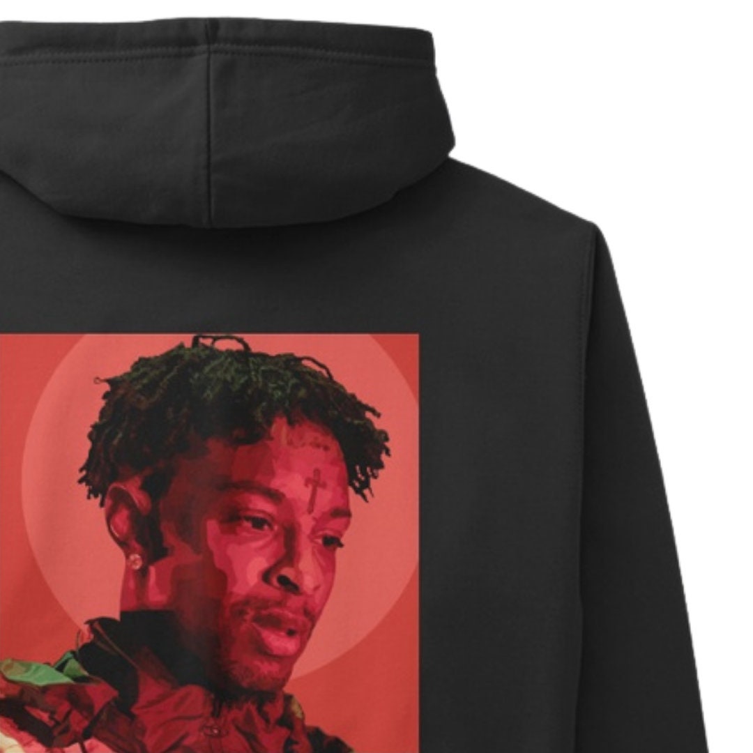 21 Savage Custom Zip Up Hoodies – Madnezz_Worldd