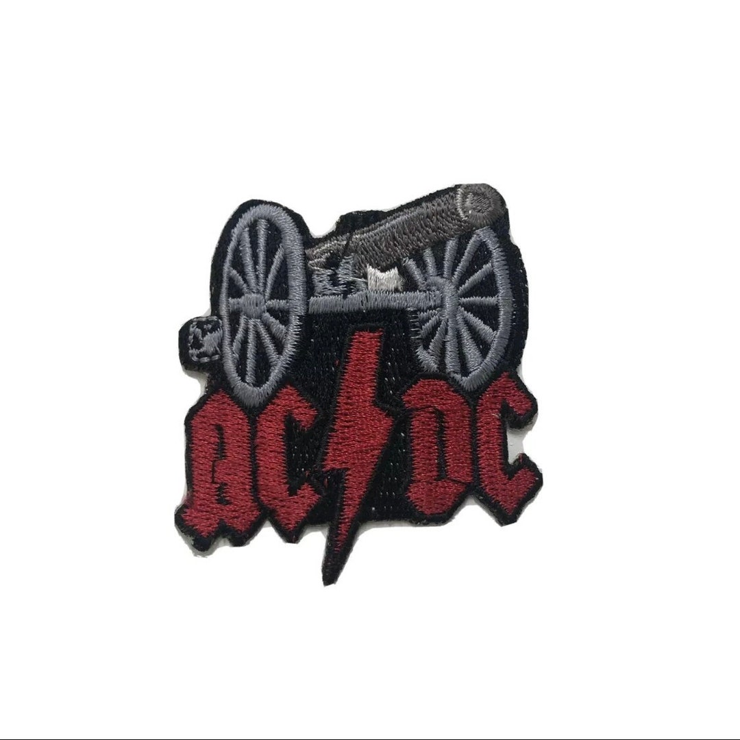 AC/DC Bike Logo Embroidered Iron on Patch - Etsy