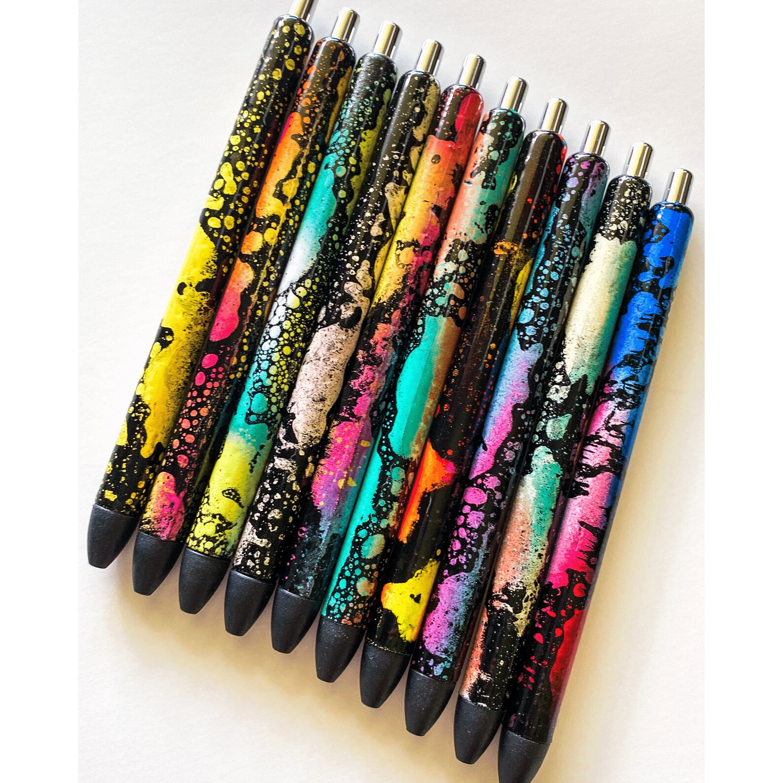 Personalized Graffiti Art Pens Unique One Of A Kind Pen Etsy
