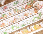 Washi Tape Animals Wonderland Kawaii Animal Deco Masking Tape Japanese Decorative Tape for Crafting and Planner Journal