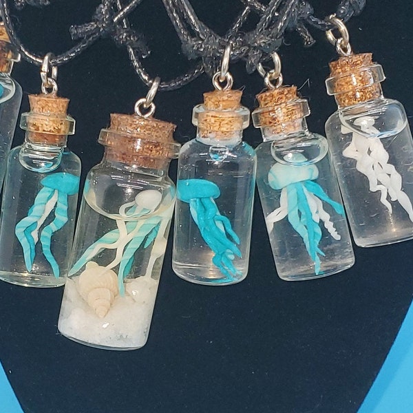 Miniature Jellyfish Necklace