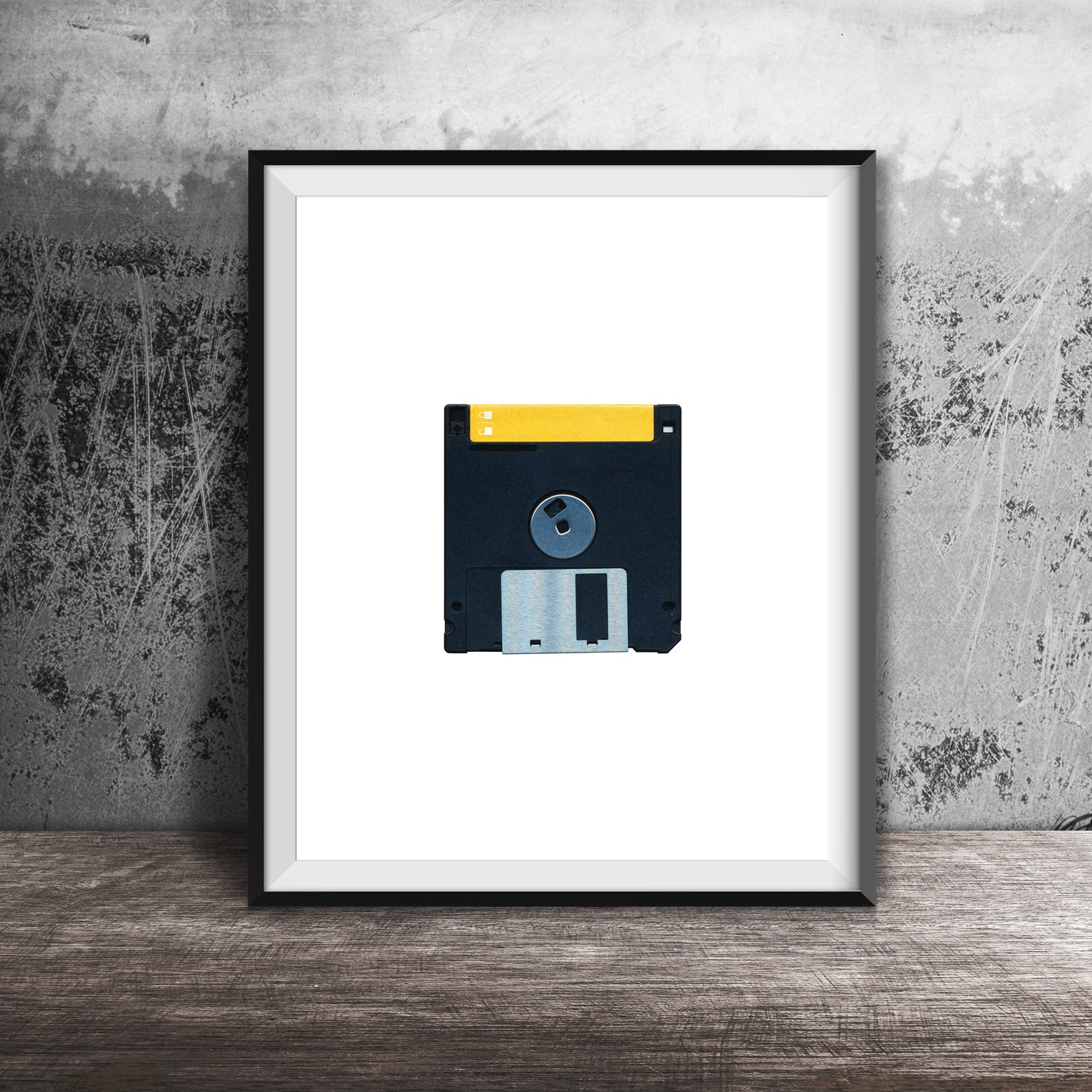 Floppy Disk Print Wall Art Print Vintage Computer Print | Etsy