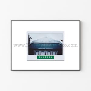 LINCOLN PARK CONSERVATORY, Chicago Photography Print - Unframed Wall Art - Polaroid Instant Film Print - Chicago Signs
