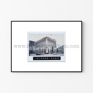 WICKER PARK, Chicago Photography - Unframed Wall Art - Polaroid Instant Film Print - Wicker Park, Ukrainian Village, Chicago