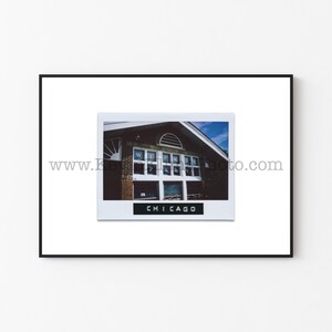 WICKER PARK, Chicago Photography - Unframed Wall Art - Polaroid Instant Film Print - Wicker Park, Ukrainian Village, Chicago