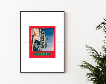 ROESER'S BAKERY, Chicago Photography Print - Unframed Wall Art - Polaroid Instant Film Print - Humboldt Park, Chicago Bakeries