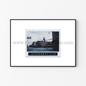 ANDERSONVILLE CHICAGO Photography - Unframed Wall Art - Polaroid Instant Film Print - Swedish Water Tower