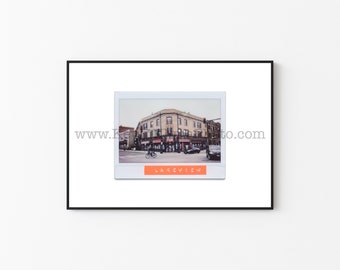 LAKEVIEW, Chicago Photography Print - Unframed Wall Art - Polaroid Instant Film Print - Belmont & Halsted, Boystown, Northalsted