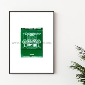 May include: A green matchbook with white text that reads "Butch McGuire's" and "20 West Division Street, Chicago, Illinois 60610".