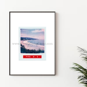 LAGUNA BEACH Photography Print - Unframed Wall Art - Polaroid Instant Film Print - Orange County, Southern California, The OC