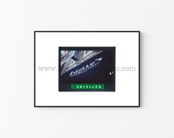 ESTELLE'S CAFE, Chicago Photography - Unframed Wall Art - Polaroid Instant Film Print - Wicker Park, Chicago, Illinois