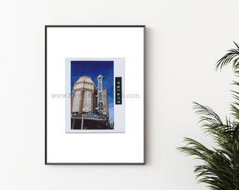 PARAMOUNT THEATRE, AURORA, Chicagoland Photography Print - Unframed Wall Art - Instax Polaroid Instant Film Print - Illinois Photography