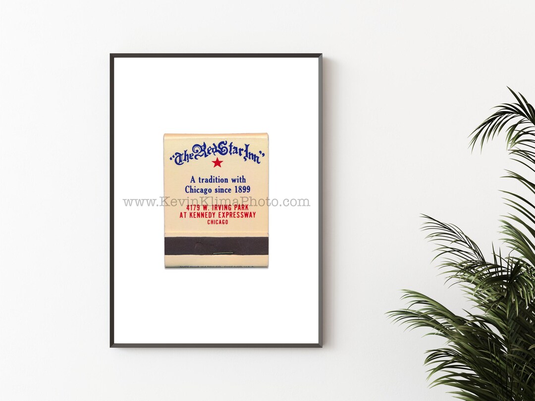 Red Star Inn The RED STAR INN, Old Irving, Chicago - Unframed Matchbook Photography ...