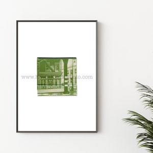 CLARKE&#39;S DINER, Chicago - Unframed Matchbook Photography Print - Chicago Restaurants