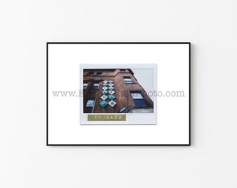AVENUE TAVERN, Chicago Photography Print - Unframed Wall Art - Polaroid Instant Film Print - Lakeview, Chicago Bar Sign