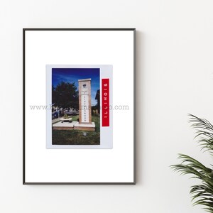 LINCOLNWOOD, ILLINOIS, Chicagoland Photography Print - Unframed Wall Art, Polaroid Instant Film Print - Chicago Northern Suburbs