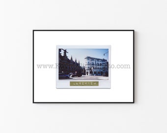 LAKEVIEW, Chicago Photography Print - Unframed Wall Art - Polaroid Instant Film Print - Chicago Church, ST. ALPHONSUS, S&G Diner Restaurant