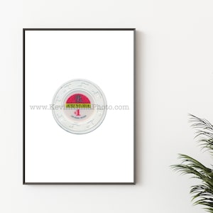Vintage Las Vegas Casino Chip Print - Ingelijste Wall Art Print - SAN REMO Hotel en Casino, Las Vegas Art Print