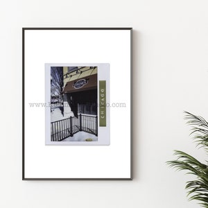 GOLDIE&#39;S PUB, Chicago, Illinois - Unframed Photography Print - Instax Wide Film Print, North Center, Chicago Bars