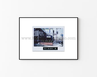 RIZZO'S, Chicago Photography Print - Unframed Wall Art - Polaroid Instant Film Print - Wrigleyville, Lakeview, Chicago Bar Sign, Chicago