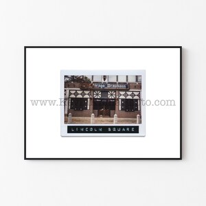 CHICAGO BRAUHAUS Fotografie Druck - Ungerahmt Wandkunst, Polaroid Instant Film Print - Lincoln Square, Chicago German Bar Schild Drucke