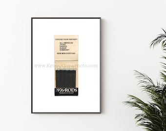 Choose Your Fantasy - Vintage Gay Men Matchbook Art, Vintage Matchbook Print - Unframed Wall Art Print - Phone Sex Line