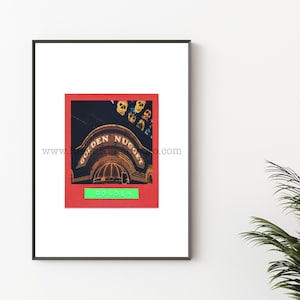GOLDEN NUGGET CASINO, Las Vegas, Nevada - Unframed Photography Print, Polaroid Instant Film Print - Downtown Vegas Casinos, Fremont Street