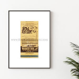 MILLER&#39;S PUB, Wabash INN, Chicago Photography Print - Unframed Wall Art Print - Chicago Photography, Chicago Restaurant Print