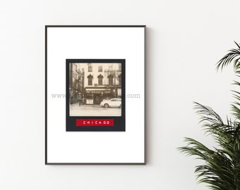 ROSSI'S LIQUORS, Chicago Photography Print - Unframed Wall Art - Polaroid Instant Film Print - River North, Chicago Slashie Bar