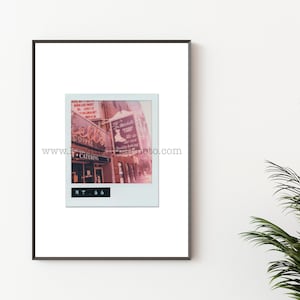 LOU MITCHELL&#39;S, Chicago Photography - Unframed Wall Art - Polaroid Instant Film Print - Chicago Breakfast Restaurant, West Loop Diner