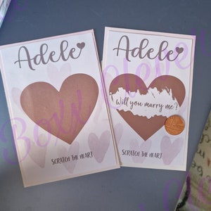 Cartes à gratter personnalisées