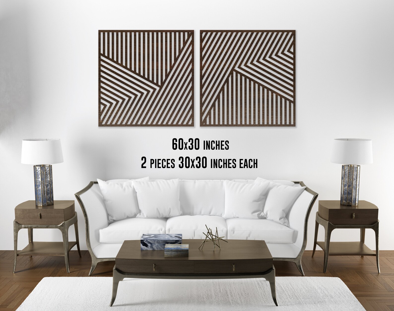 Geometric Wood Wall Art Wood Mountain Wall Art Geometric Etsy