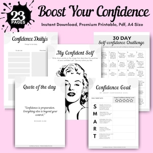 Build Your Unshakable Confidence Editable Confidence Planner image 3