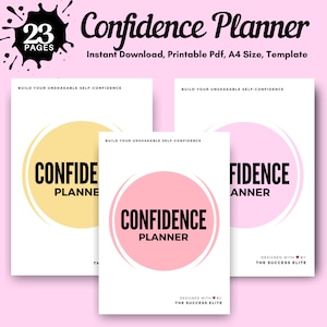 Build Your Unshakable Confidence Editable Confidence Planner image 2