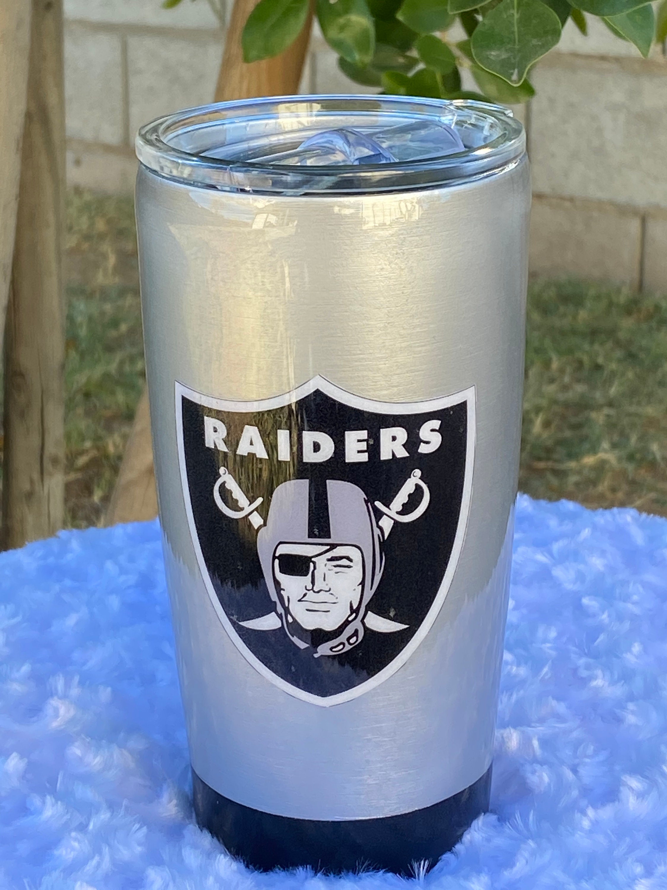 Customer Made Raiders Tumbler 