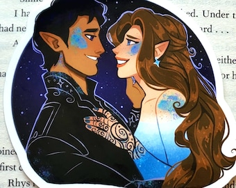 Starfall Sticker || Rhysand Feyre