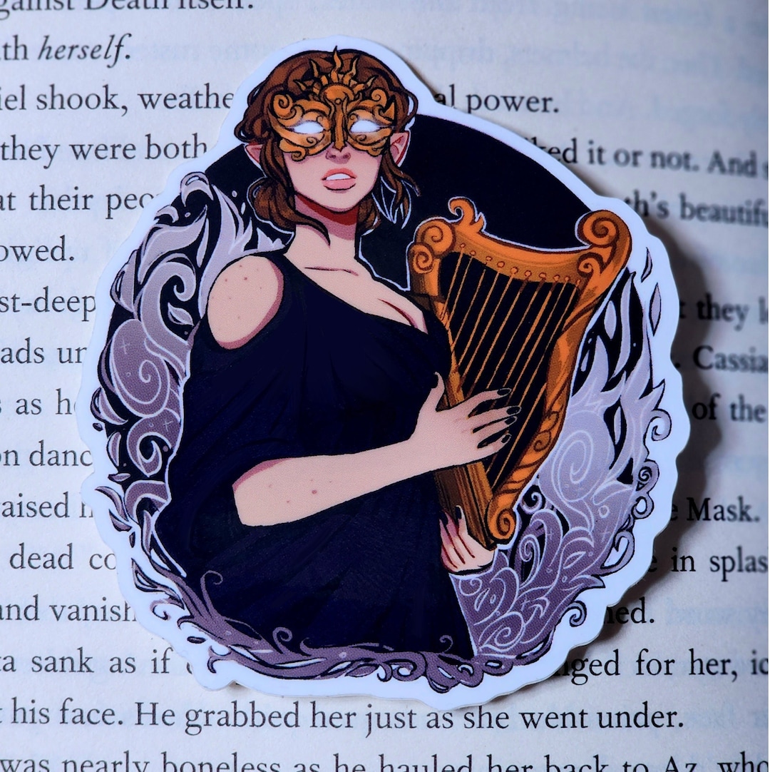 Nesta Archeron Sticker Lady Death Etsy