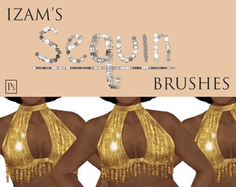Izam's Sequin Photoshop Brushes