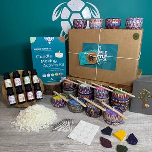 DIY Candle Making Activity Kit: Soy Wax, Natural Fragrance Oils And More | Couples Date Night Gift
