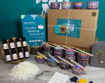 DIY Candle Making Activity Kit: Soy Wax, Natural Fragrance Oils And More | Couples Date Night Gift