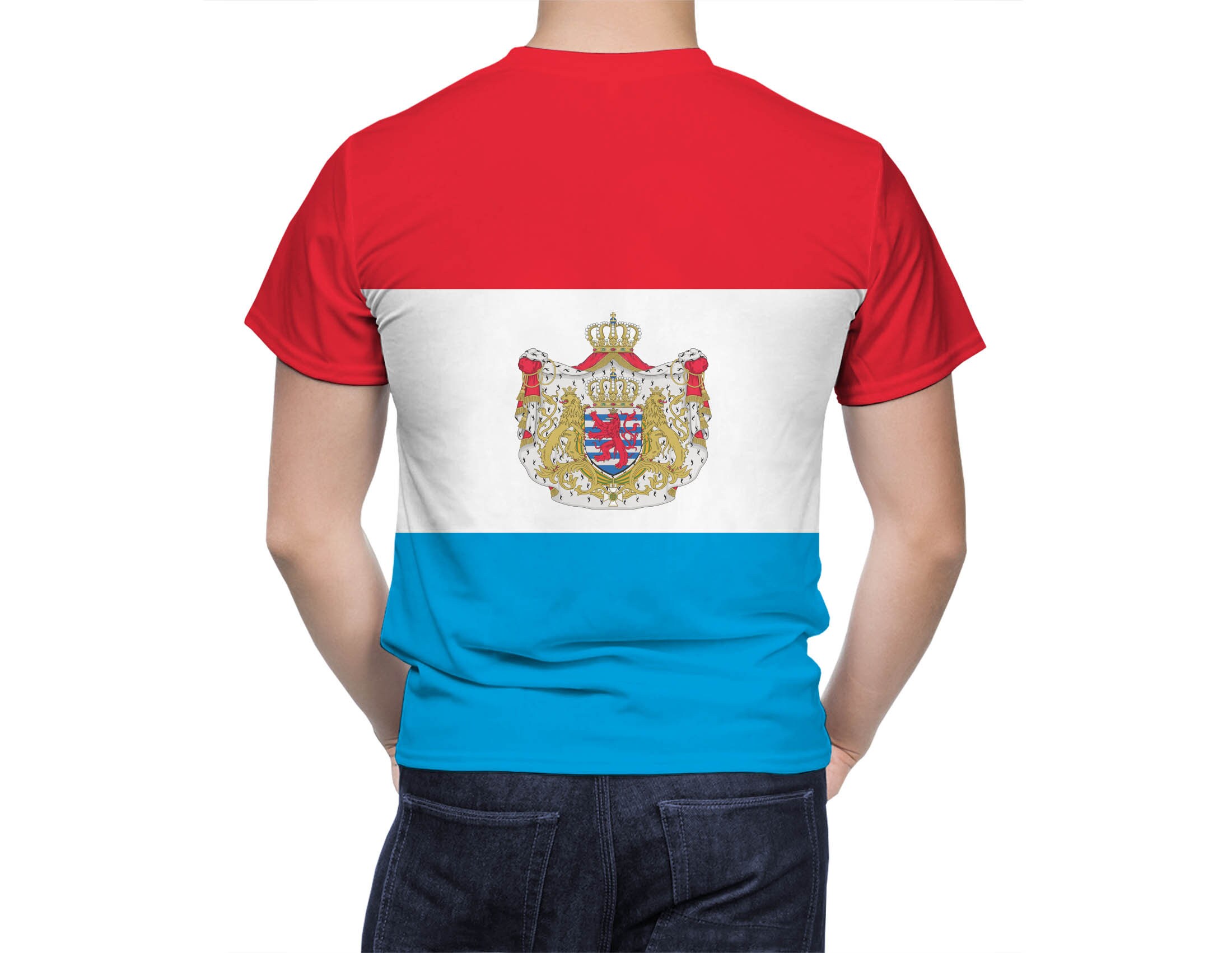 Discover Luxembourg Flag Shirt, Patriotic 3D T-Shirt