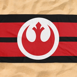 Rebel Alliance Galactic Empire Star Wars WarFlag Heraldic Royal Pennant Flag Design Beach Towel Bath Gift