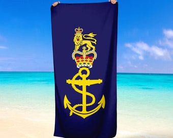 ロイヤルマリーンコマンドス イギリス陸軍旗デザイン ビーチタオル ギフト