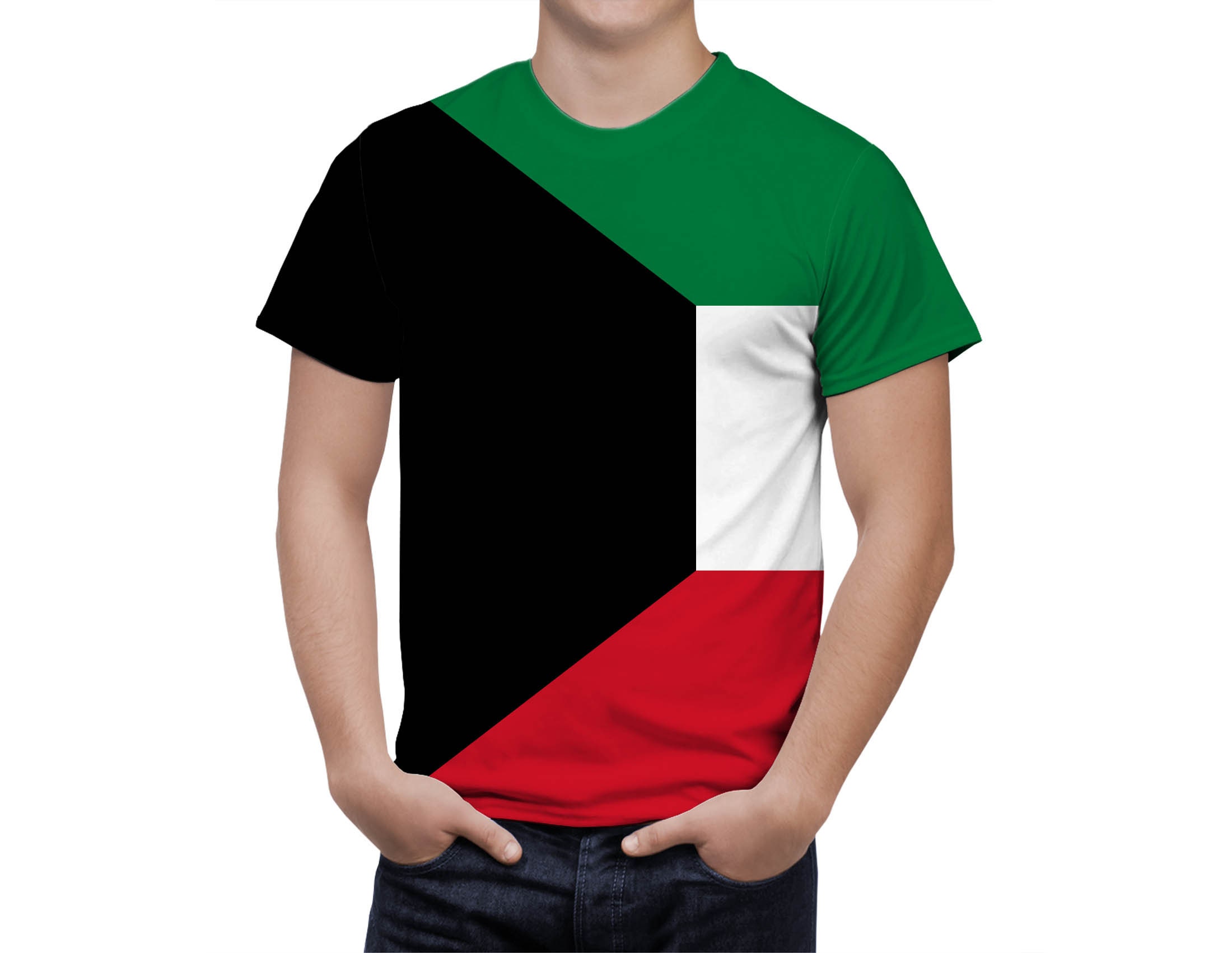 Discover Kuwait Flag Shirt, Patriotic 3D T-Shirt