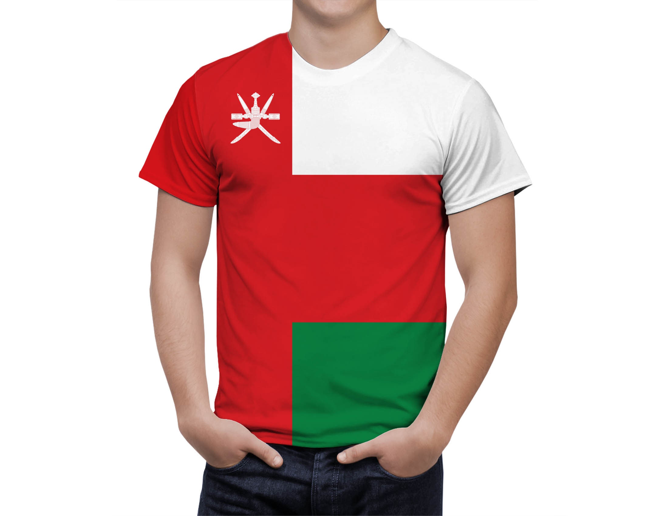 Discover Oman Flag Shirt, Patriotic 3D T-Shirt