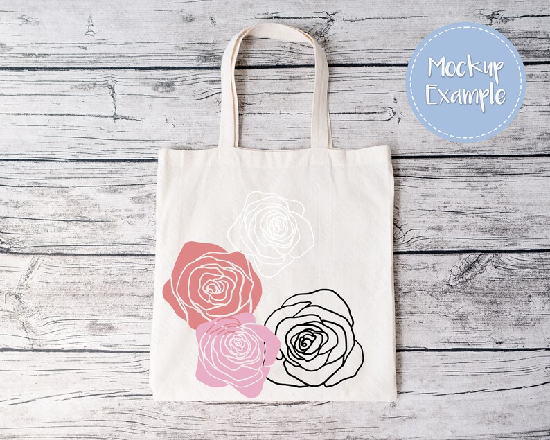 Rose SVG - Flower SVG Bundle - Layered Rose Cut File, Hand Drawn Roses ...
