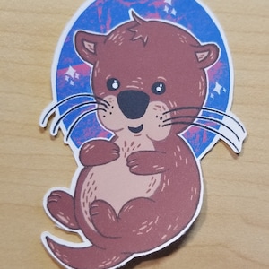 Space Otter Sticker - Single