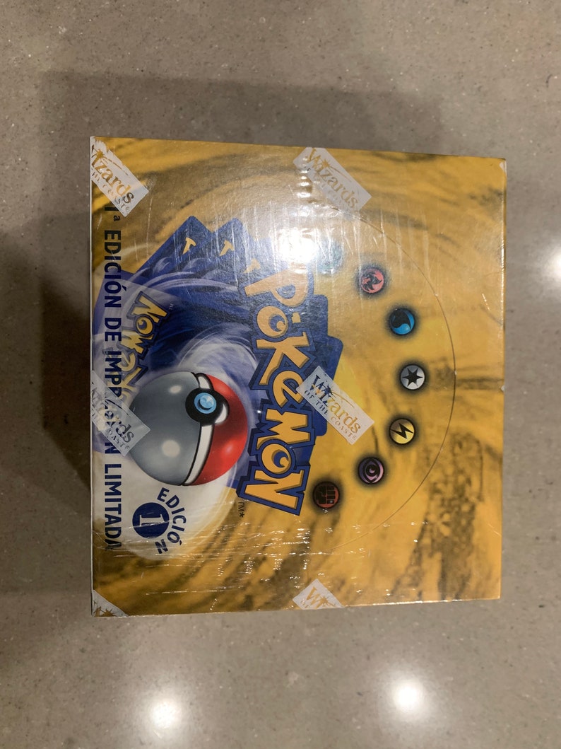 Pokemon Base Set Booster Box 1st Edition FACTORY SEALED Etsy