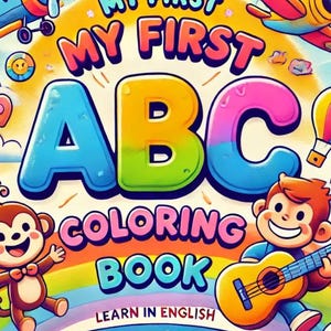 My First Bilingual ABC Coloring Book